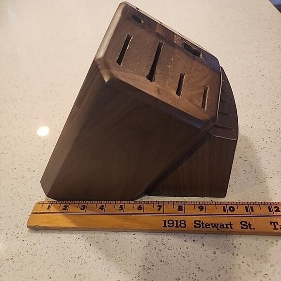 Cangshan Knife Block - 16 Slot Acacia Wood - Knife BLOCK ONLY - Picture 8 of 8